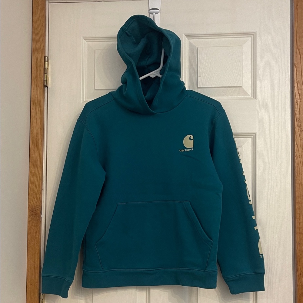 Carhartt Deep Teal Pullover Hoodie